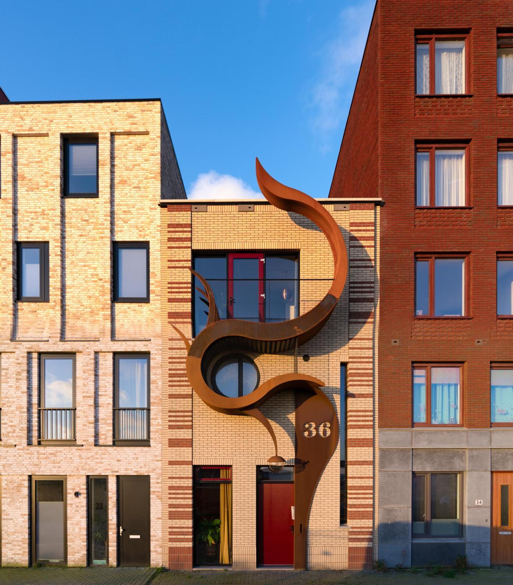 Huis Met De Krul Amsterdam Extérieur photo